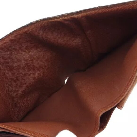 LOUIS VUITTON Bifold Wallet Monogram Beige Monogram Canvas Authentic Used - Picture 7 of 10